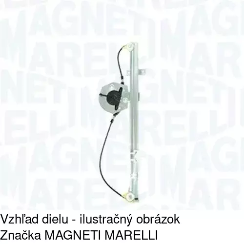 Mechanizmus sťahovania okna elektrický bez motora 5770PSG1 /POLCAR/ - obr. 2