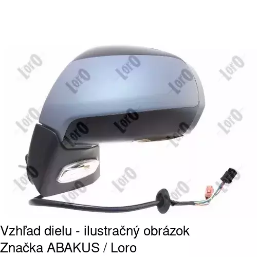Vonkajšie zrkadlo 5780515E /POLCAR/ - obr. 3