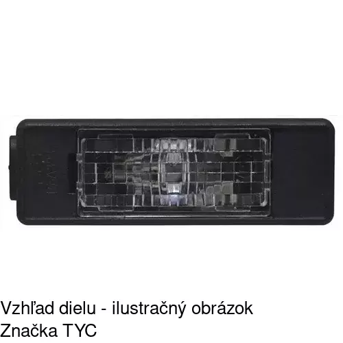 Svetlo na osvetlenie evidenčného čísla 5790957 /POLCAR/ - obr. 1