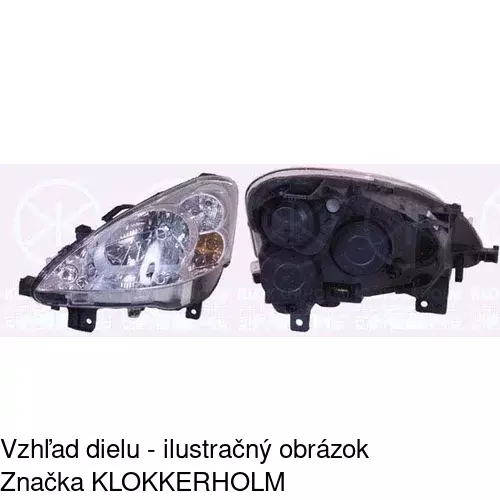 Hlavný reflektor 579210-E /POLCAR/ - obr. 1