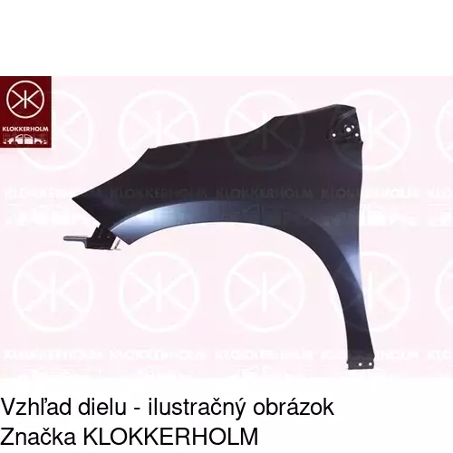 Predný blatník POLCAR 57L101