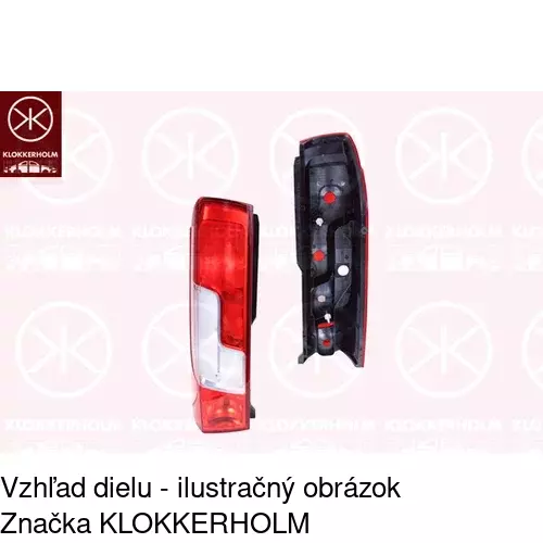 Zadné svetlo 57N188-U /POLCAR/ - obr. 1