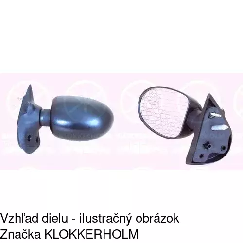 Vonkajšie zrkadlo 6003511E /POLCAR/ - obr. 1