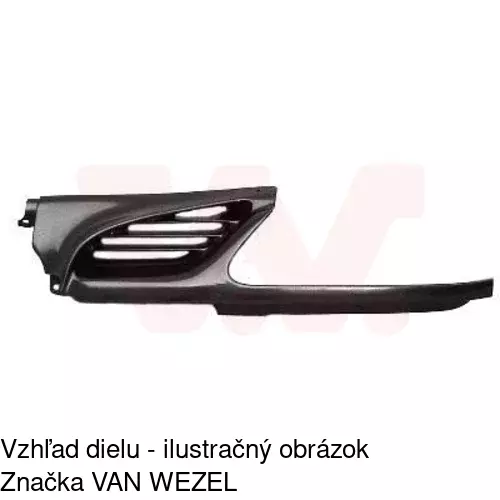 Lišta pod reflektorom 6007061R /POLCAR/ - obr. 1