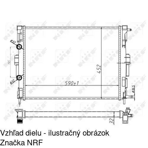 Chladiče vody 601208A2 /POLCAR/ - obr. 4