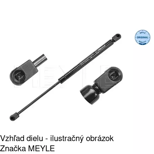 Plynová pružina 6012AB1D /POLCAR/ - obr. 2