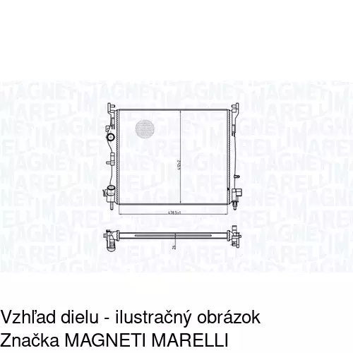 Chladiče vody POLCAR 601608A2