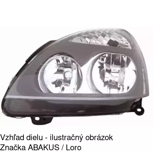 Hlavný reflektor 6016096E /POLCAR/ - obr. 3