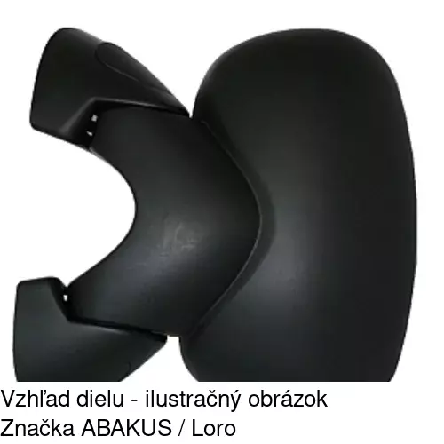 Vonkajšie zrkadlo 602651-M /POLCAR/ - obr. 3