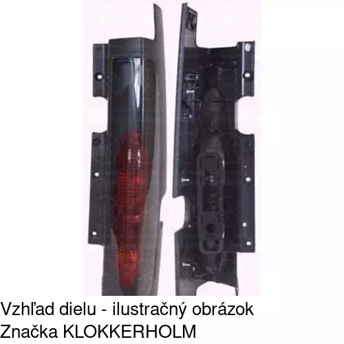 Zadné svetlo POLCAR 6026881S