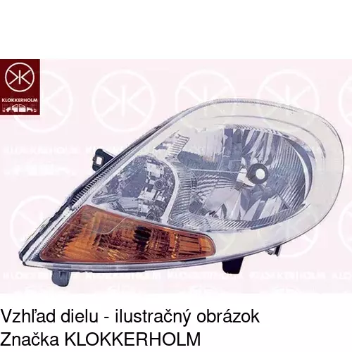 Hlavný reflektor 602709-E /POLCAR/ - obr. 3