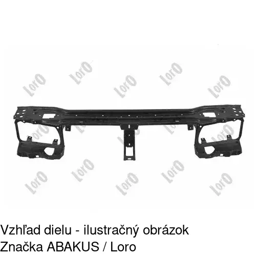 Lišta pod reflektorom 603206-R /POLCAR/ - obr. 1