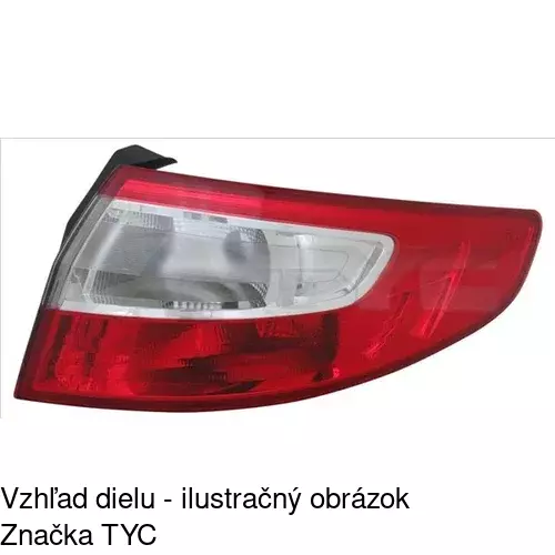 Zadné svetlo POLCAR 603587-U