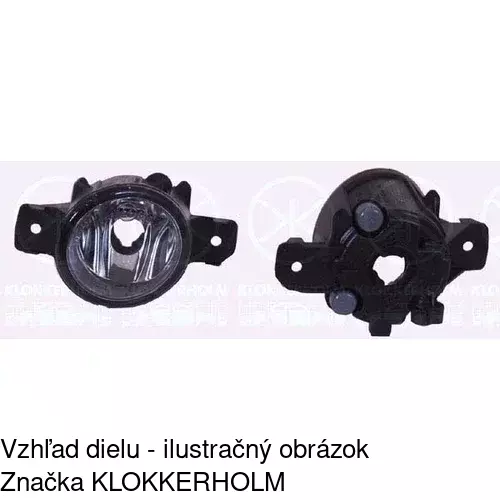 Hmlové svetlo - predné 6037291E /POLCAR/ - obr. 2