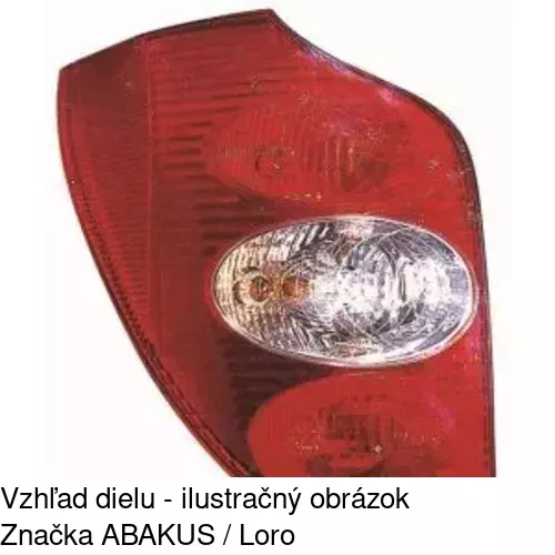 Zadné svetlo 6037873E /POLCAR/ - obr. 2
