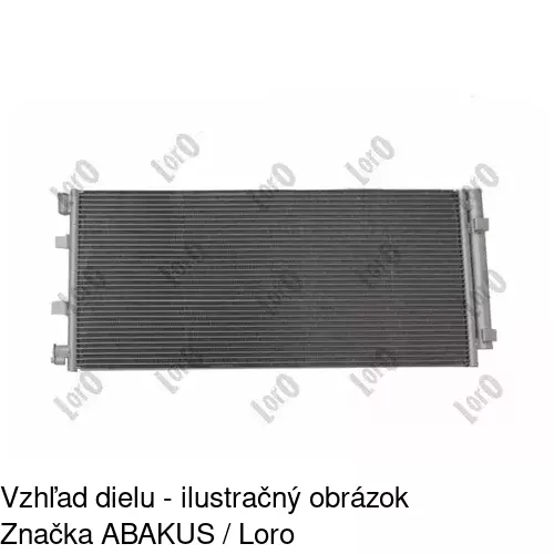 Chladiče klimatizácie 6043K8C2 /POLCAR/ - obr. 3