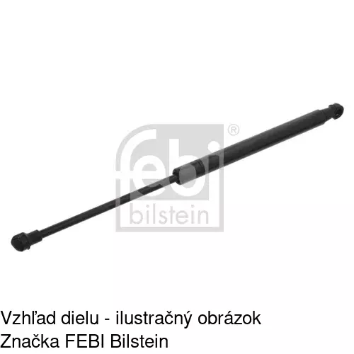 Plynová pružina 6052AS /POLCAR/ - obr. 1