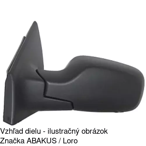 Vonkajšie zrkadlo 6055515S /POLCAR/ - obr. 3