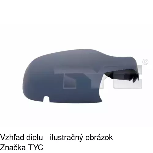 Rám vonkajšieho zrkadla 605554PM /POLCAR/ - obr. 1