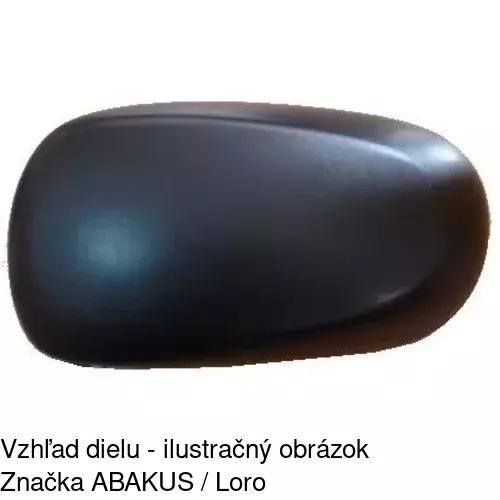 Rám vonkajšieho zrkadla 605654TM /POLCAR/ - obr. 2