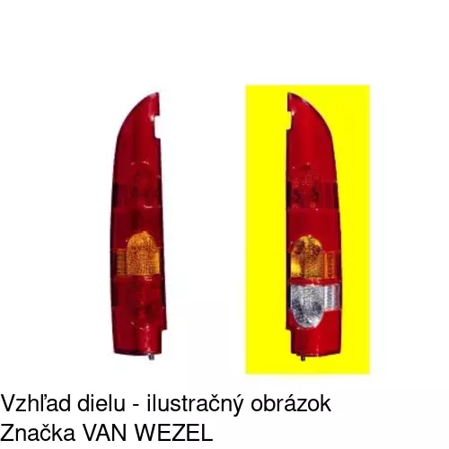 Zadné svetlo 606188-1 /POLCAR/ - obr. 2