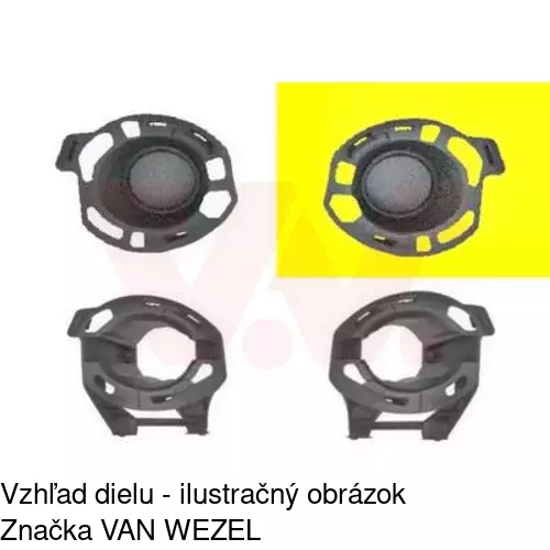 Záslepka otvoru hmlovky 60642716 /POLCAR/ - obr. 2