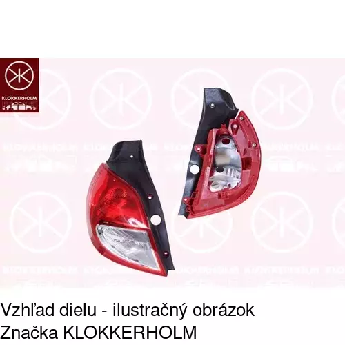 Zadné svetlo 6064870E /POLCAR/ - obr. 1