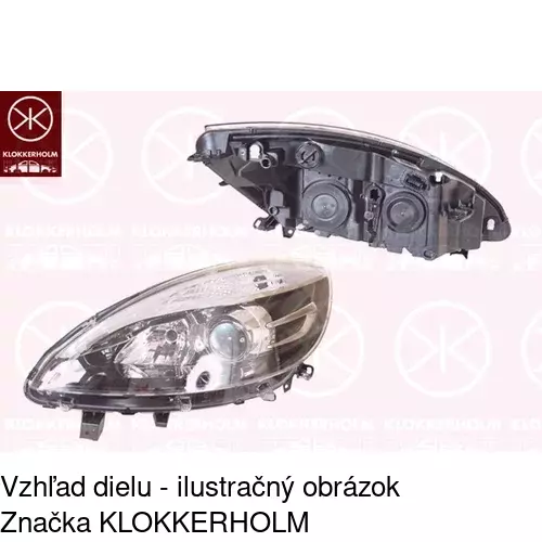 Hlavný reflektor 6073105E /POLCAR/ - obr. 3