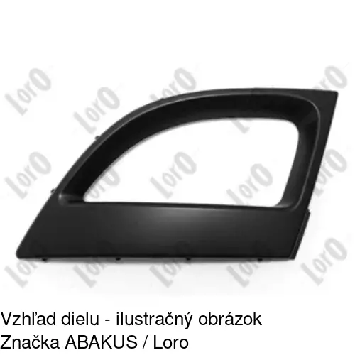 Rámik krytky nárazníka 607327-3 /POLCAR/ - obr. 1