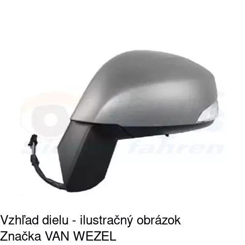 Vonkajšie zrkadlo 6073515M /POLCAR/ - obr. 3