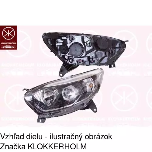 Hlavný reflektor 60L1091U /POLCAR/ - obr. 1