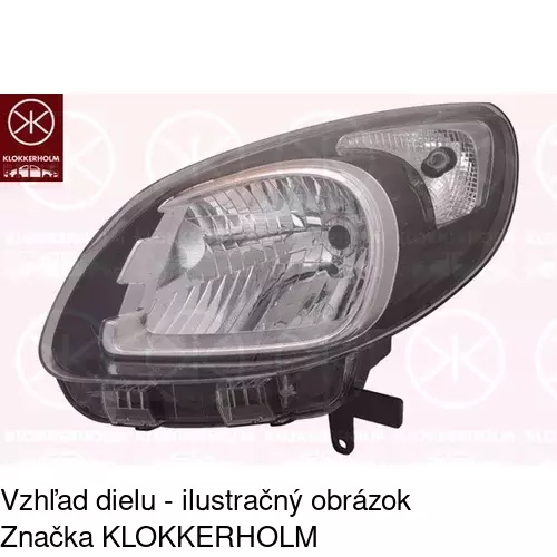 Hlavný reflektor 60U1091E /POLCAR/ - obr. 2