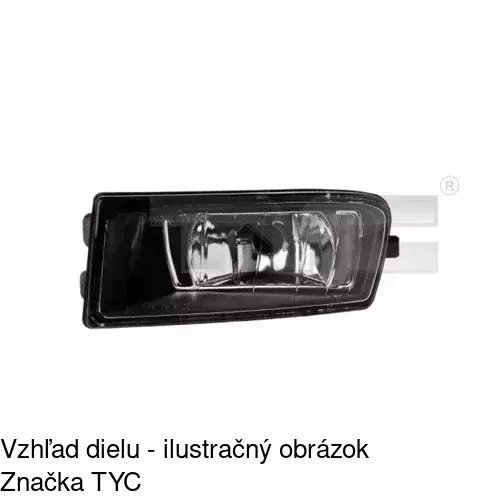 Hmlové svetlo - predné POLCAR 6714290E