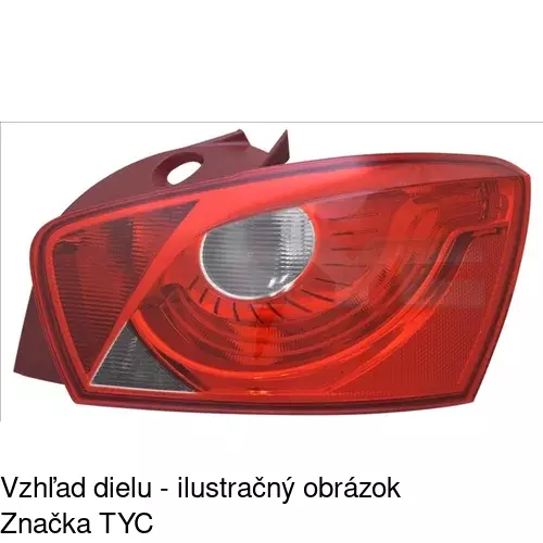 Zadné svetlo POLCAR 673288-U