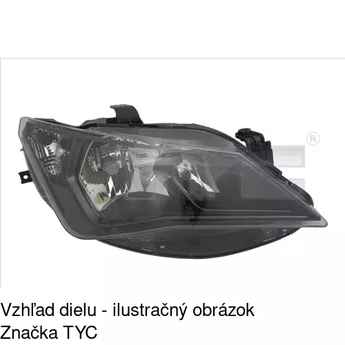 Hlavný reflektor POLCAR 67B1092V