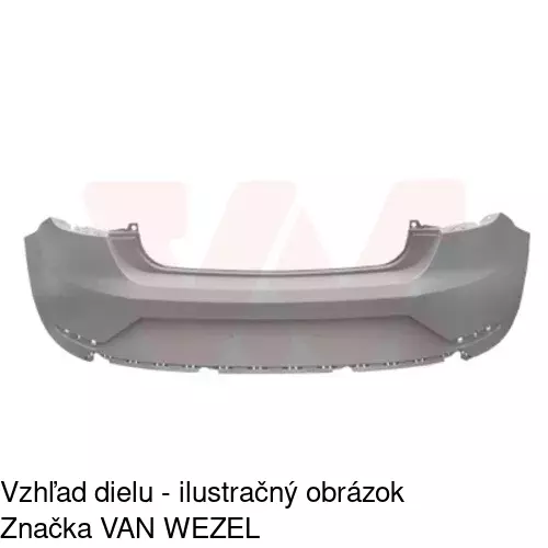 Zadný nárazník 67B196 /POLCAR/ - obr. 1