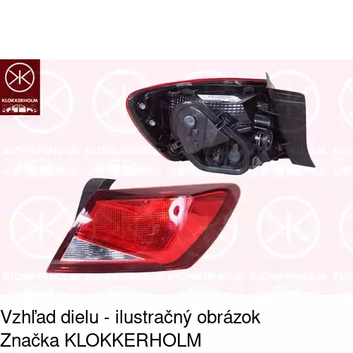 Zadné svetlo POLCAR 67C188-V
