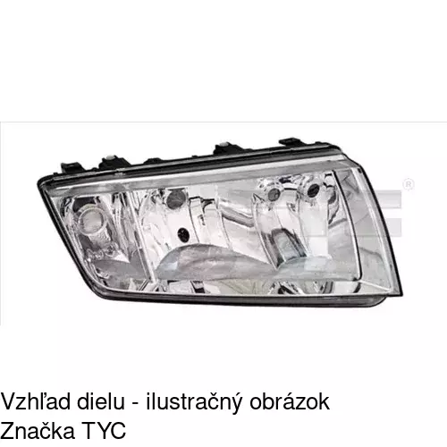Hlavný reflektor POLCAR 691310-H