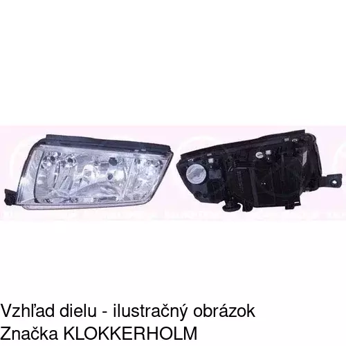 Hlavný reflektor 691310-H /POLCAR/ - obr. 2