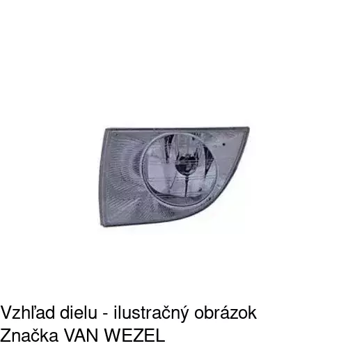 Hmlové svetlo - predné 691529-T /POLCAR/ - obr. 2