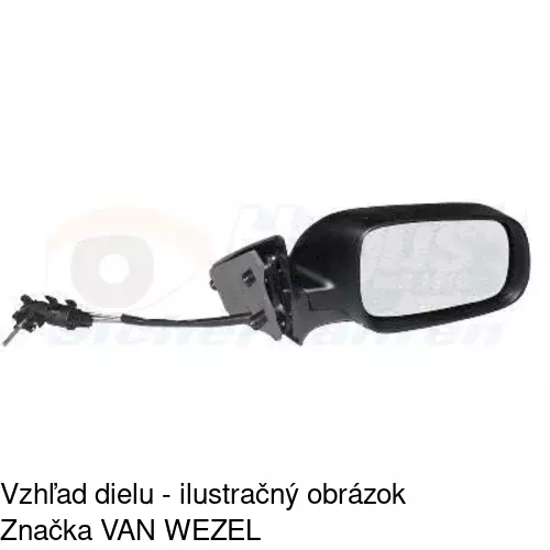 Vonkajšie zrkadlo 6920522E /POLCAR/ - obr. 2