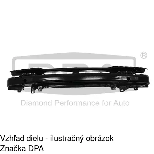 Výstuha nárazníka 692107-3 /POLCAR/ - obr. 1