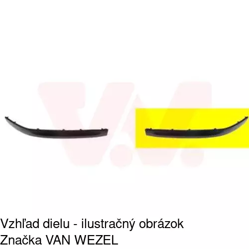 Lišta nárazníka 692207-5 /POLCAR/ - obr. 3