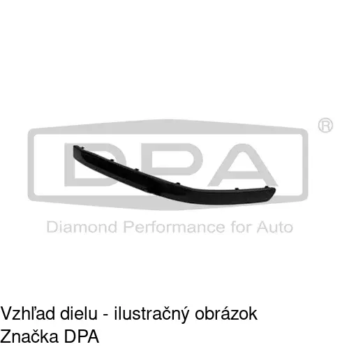 Lišta nárazníka 692207-6 /POLCAR/ - obr. 1