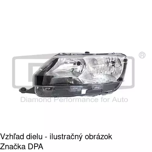 Hlavný reflektor 69B109-V /POLCAR/ - obr. 3