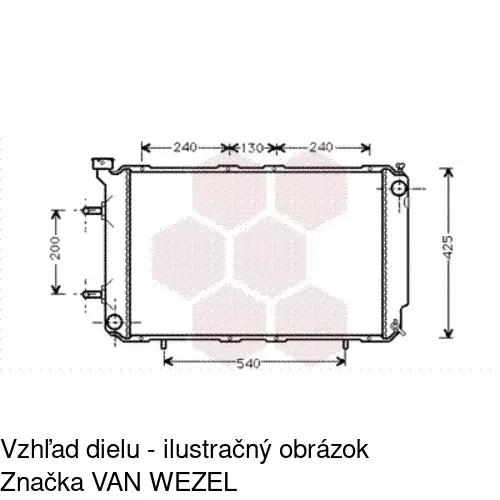 Chladiče vody 720608-3 /POLCAR/ - obr. 2