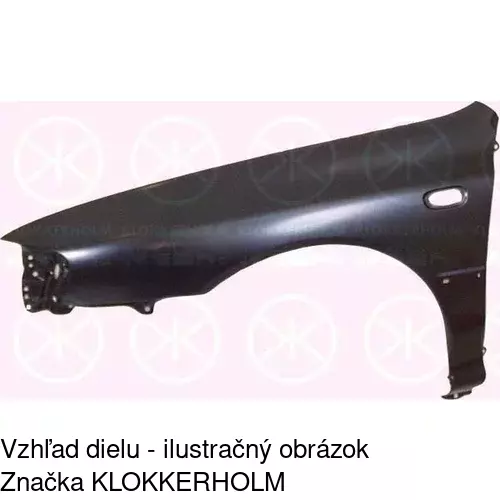 Predný blatník POLCAR 721001
