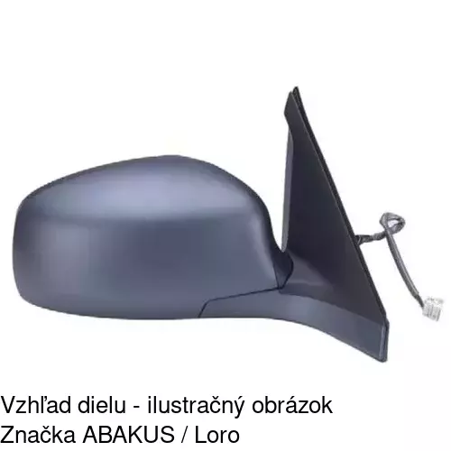 Vonkajšie zrkadlo 7402514E /POLCAR/ - obr. 2
