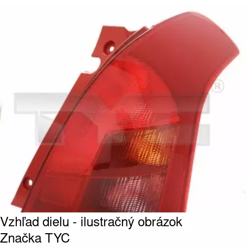Zadné svetlo POLCAR 7423882E