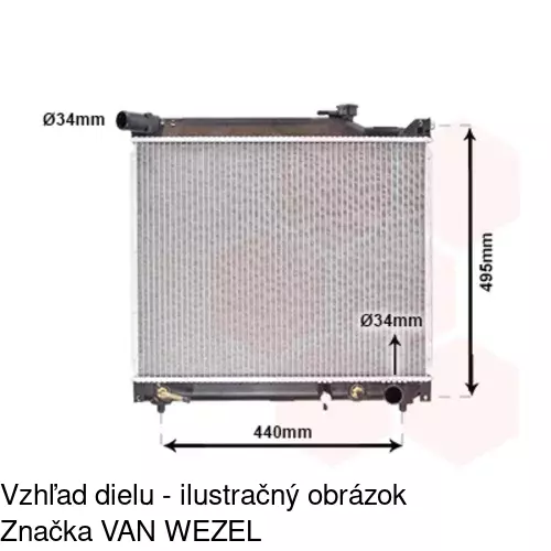 Chladiče vody 742408-8 /POLCAR/ - obr. 1